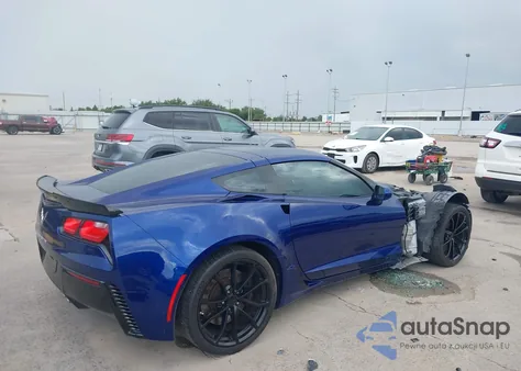 2017 Chevrolet Corvette Grand Sport z USA, uszkodzony, nr VIN 1G1YW2D71H5115864